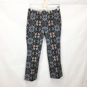 J.Crew Teddie Pants Mirrored Floral Print Pants.